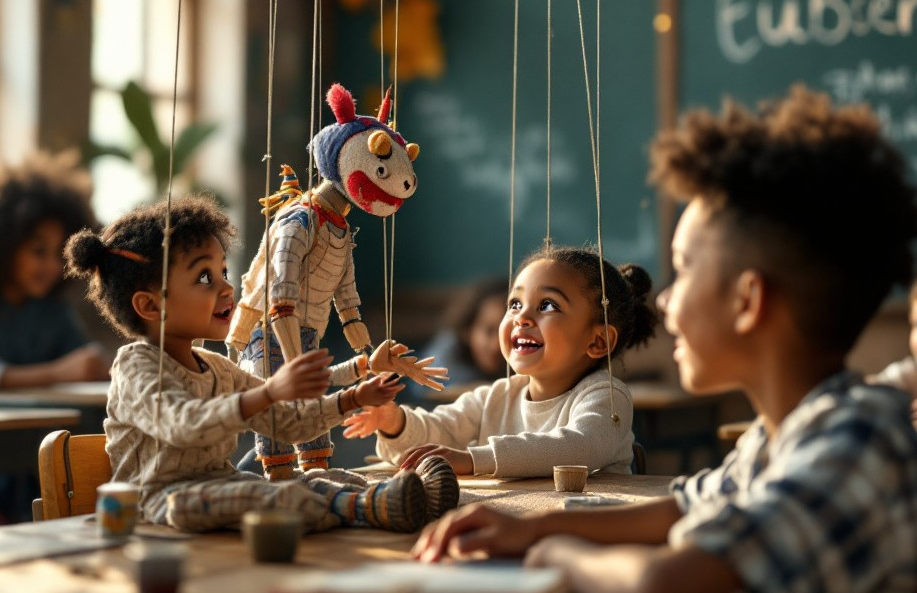 marionnette école